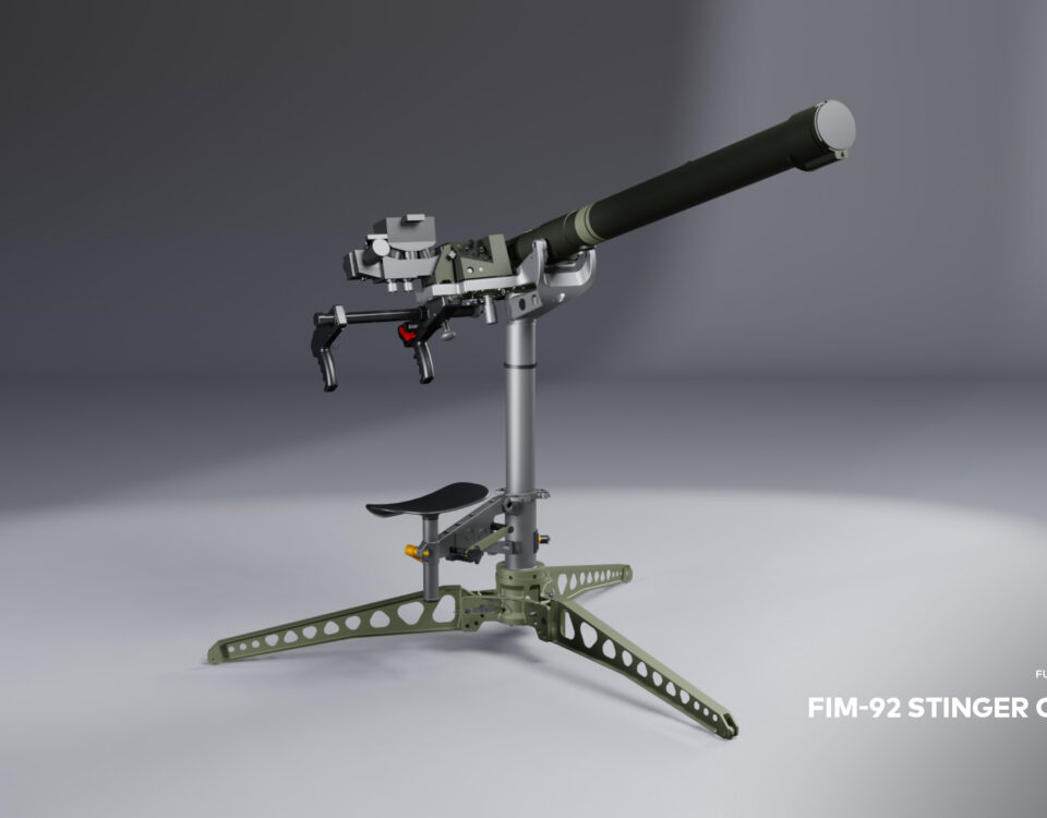 FIM-92 Stinger on Tripod Mount with Operator Seat