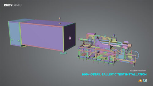 High-Detail Ballistic Test Installation