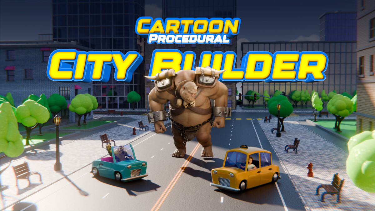 Free Cartoon Procedural City Builder in Blender