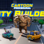 Free Cartoon Procedural City Builder in Blender